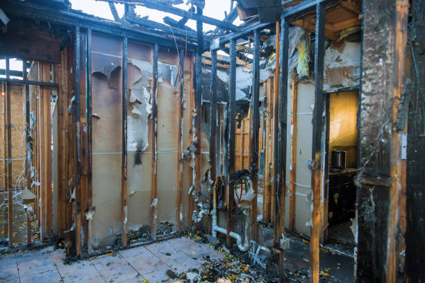 Professional Smoke Damage Restoration technician working in Somerset, OH
